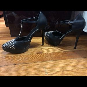Black heels, size 7 1/5